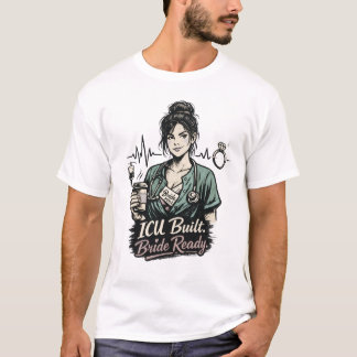 Verpleegster ICU Bruid Geschenk T-shirt