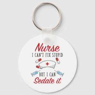 Verpleegster, ik kan geen onstuimige oplossing vin sleutelhanger