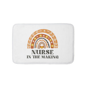 Verpleegster in de Making  Regenboog Badmat