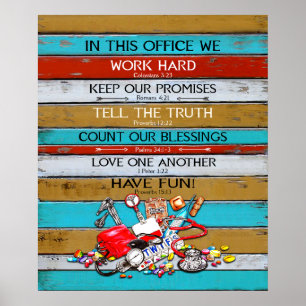 Verpleegster in deze Kantoor hebben we Motivatie Poster
