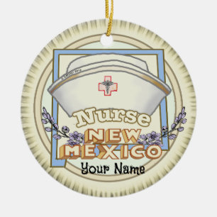 verpleegster in New Mexico Keramisch Ornament