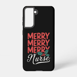 Verpleegster Kerst Merry Verpleegster Verpleegster Samsung Galaxy Hoesje