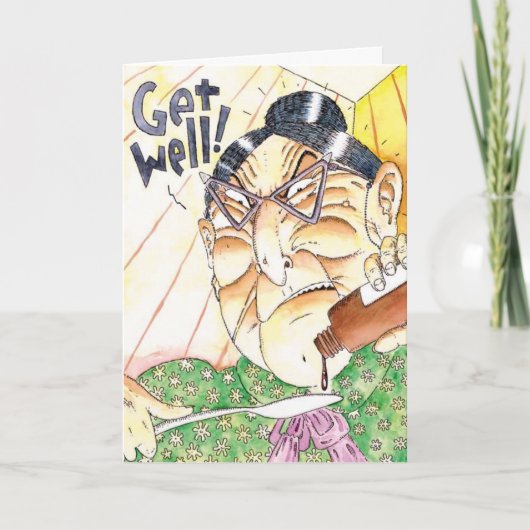 Verpleegster Kratchity's "Get Well Medicine" Kaart (Voorkant)