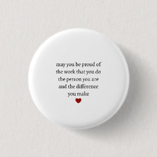 Verpleegster lerares moeder waardering trots Dank  Ronde Button 3,2 Cm