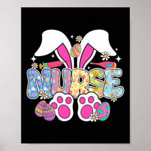 Verpleegster Leven Stethoscoop Verpleging Cute Paa Poster