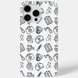 Verpleegster Levenspictogram Patroon Case-Mate iPh iPhone 15 Pro Max Hoesje