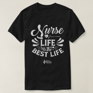 Verpleegster Life Donker gekleurd T-shirt