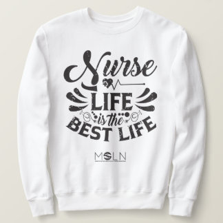 Verpleegster Life Lichtgekleurd sweatshirt