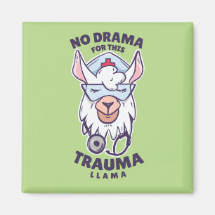Verpleegster Loves Llama Magneet