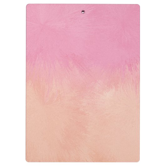 Verpleegster Medisch Schattige Roze Blush Peach St Klembord (Achterkant)