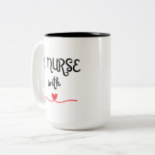 Verpleegster met hart Mok (Voorkant links)