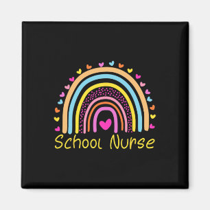 Verpleegster op school Boho regenboog verpleegster Magneet
