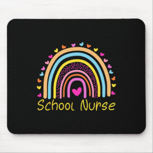 Verpleegster op school Boho Regenboog Verpleegster Muismat