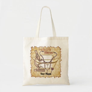 Verpleegster Ouderenzorg Collage aangepaste naam b Tote Bag