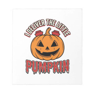 Verpleegster Pompoen Halloween Bezorging Shirt Ont Notitieblok