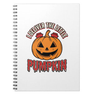 Verpleegster Pompoen Halloween Bezorging Shirt Ont Notitieboek