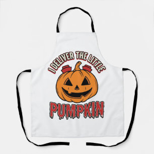 Verpleegster Pompoen Halloween Bezorging Shirt Ont Schort