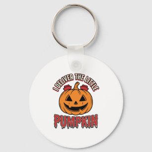 Verpleegster Pompoen Halloween Bezorging Shirt Ont Sleutelhanger