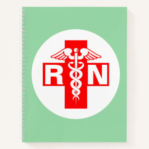 Verpleegster RN of Initialen Notitieboek