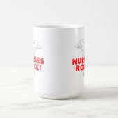 Verpleegster Rock! Mok | met het caduceus-symbool (Center)