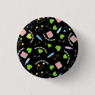 Verpleegster Ronde Button 3,2 Cm