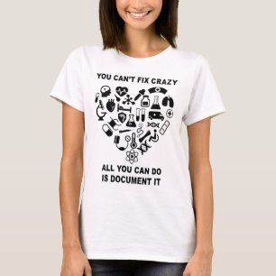 Verpleegster Schattige Hart Verpleegster Funny T-shirt