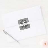 Verpleegster Silver Glitter Dank u Afstuderen Vierkante Sticker (Envelop)
