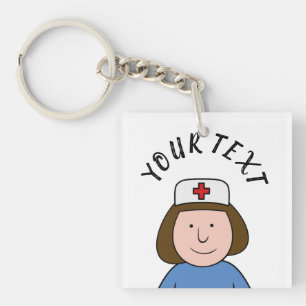 Verpleegster Sleutelhanger