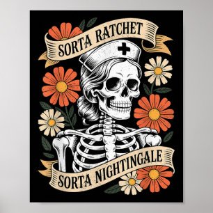 Verpleegster Sorteer Een beetje Ratel Sorteer Nach Poster