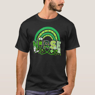 Verpleegster St. Patrick's Day Geluksverpleegster  T-shirt