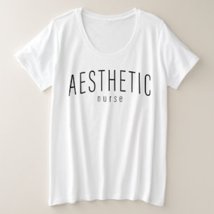 verpleegster t-shirt met esthetische uitstraling