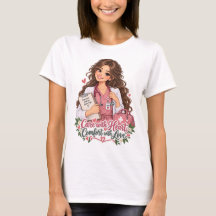 Verpleegster T-shirt met 'Zorg met Hart'