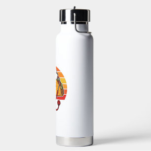 Verpleegster Taco Retro Vintage Gravure Ontwerp_1 Waterfles