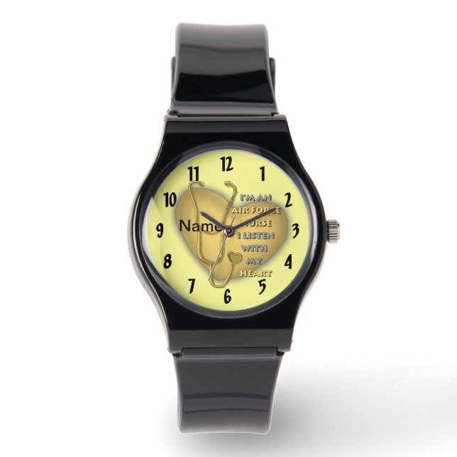 Verpleegster van de Yellow Heart Air Force Horloge (Voorkant)