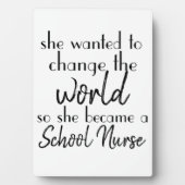 Verpleegster verandert de wereld; één student per fotoplaat (voorkant)