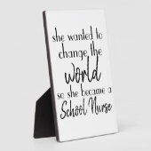 Verpleegster verandert de wereld; één student per fotoplaat (Zijkant)