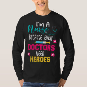 Verpleegster voor Vrouwen Meisjes Verpleegkundige T-shirt