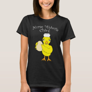 Verpleegster vroedvrouw chick t-shirt