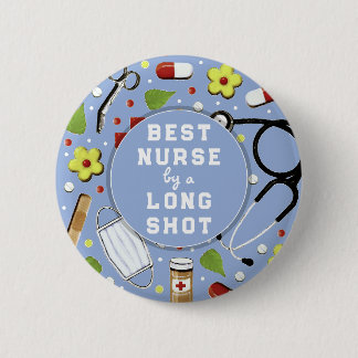 Verpleegster Waardering Beste Verpleegster Ronde Button 5,7 Cm