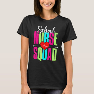 Verpleegster Waardering Team Terug Naar School App T-shirt