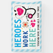 Verpleegster Waardering Week Dank u Banner (Verticaal)