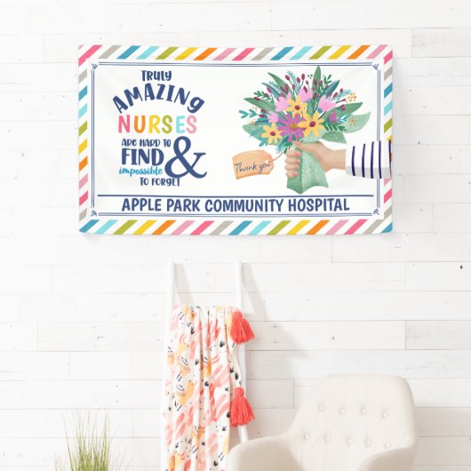 Verpleegster Waardering Week Dank u geweldige verp Spandoek (Insitu)