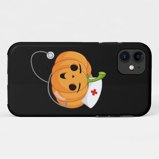 Verpleegster Week Pompoen Thanksgiving Oogst Hallo Case-Mate iPhone Case (Achterkant (horizontaal))