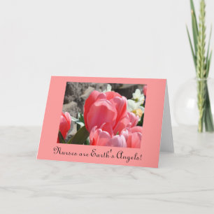 Verpleegsters Week Kaarten Tulpen Aardengelen Verp