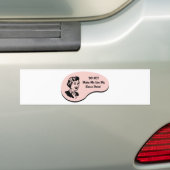 Verpleegstersstem Bumpersticker (Op auto)