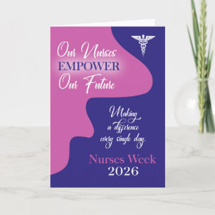 Verpleegstersweek 2026 Empower onze Toekomst Feestdagen Kaart