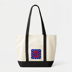 VERPLEEGT VERDUMPEN OP SUPER NURSE PATRIOTIEK TOTE BAG
