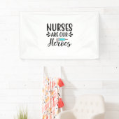 Verpleegverpleegsters zijn onze helden spandoek (Insitu)