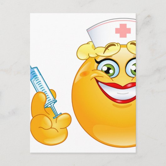 verpleger emoji briefkaart (Voorkant)
