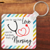 verpleger HCA-waardestijger Sleutelhanger (Achterkant)